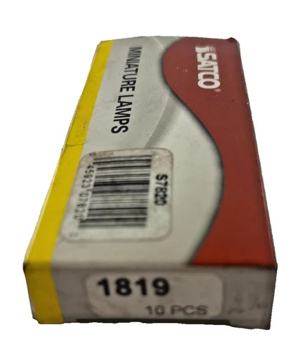 Satco 1819 Miniature Lamp Bulbs - Box of 10 — primary product image