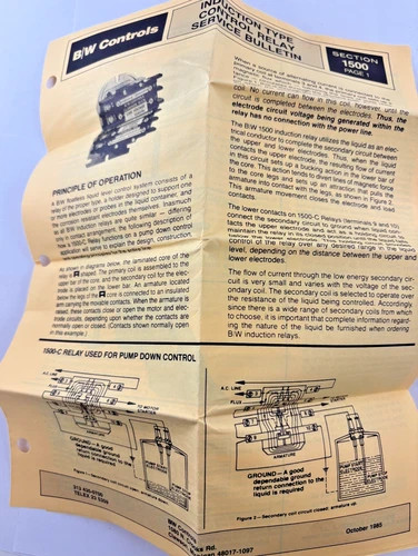 B/W Controls 1500-A-L1-S3-OC-X Liquid Level Control Relay — product image 7 of 7