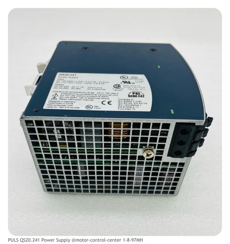 PULS DIMENSION QS20.241 480W 24V 20A DIN Rail Power Supply — product image 3 of 7