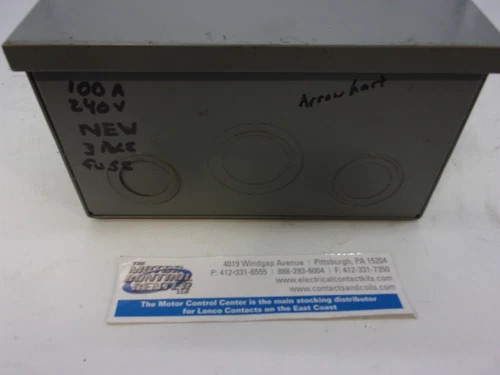 Arrow Hart Heavy Duty Fusible Safety Switch AH-423A — product image 6 of 9