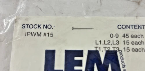 LEM Products IPWM #15 Wire Markers Industrial Pack — product image 2 of 3