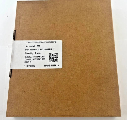 Jamesbury CRK-250#SPN.L Complete Spare Parts Kit for VPVL250 Actuator — product image 4 of 5