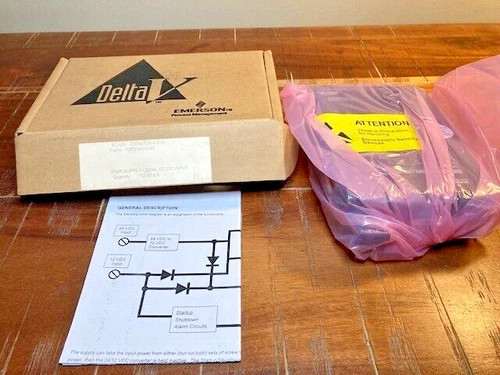 Emerson DeltaV KJ1501X1-BC2 Dual DC/DC System Power Supply 12P2186X042 — primary product image