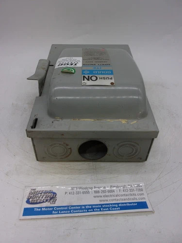ITE Gould HU322 General Duty Safety Switch, 60A, 2P, Fusible, 240V, NEMA 1 — product image 6 of 8
