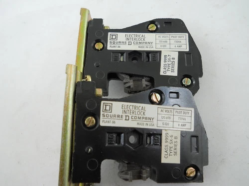 Square D Electrical Interlock 9999-SX6 and 9999-SX7 Series B — product image 2 of 4