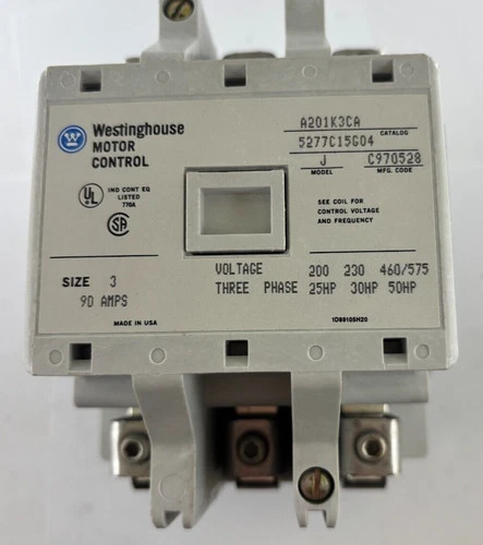 Cutler-Hammer A201K3CA Non-Reversing Contactor — product image 4 of 6