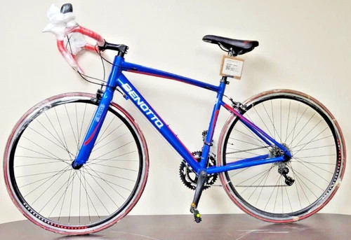 Benotto Ruta 590 Racer Road Bike, 26" Wheels, Metallic Blue