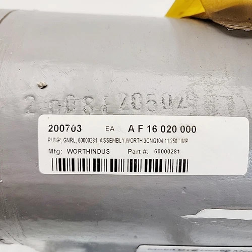 Worthington 3CNG104 4x3 End Suction Centrifugal Pump with 11.25" Impeller — product image 5 of 8
