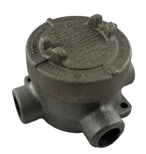 Crouse-Hinds EAJX26 Condulet Outlet Box with 3-3/16" Cover Opening and Ground Screw — product image 6 of 6