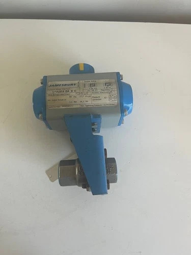 Jamesbury 3/4 Inch Ball Valve 3/4-213600TTAQ with VPVL051 Double Acting Pneumatic Actuator — primary product image