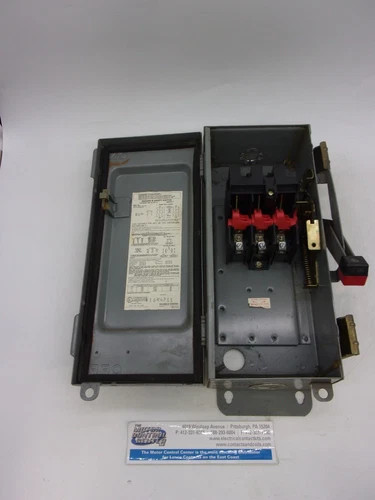 Square D H361AWK Heavy Duty Safety Switch 30A 3P 600V Non-Fusible Dust Tight — product image 2 of 8