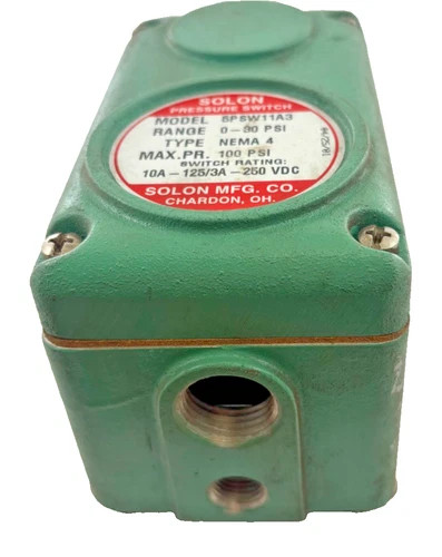 Solon 5PSW11A3 Pressure Switch 0-30 PSI NEMA 4 — product image 3 of 5