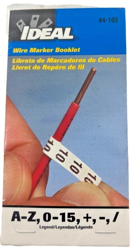 Ideal 44-102 Wire Marker Booklet