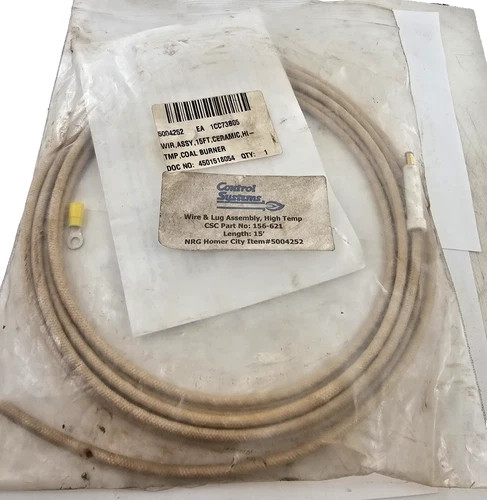 Control Systems 156-621 High-Temp Wire & Lug Assembly, 15 ft