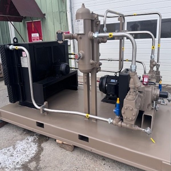Knox Western TP-145 Three-Stage Nitrogen Booster Compressor Package — product image 3 of 3