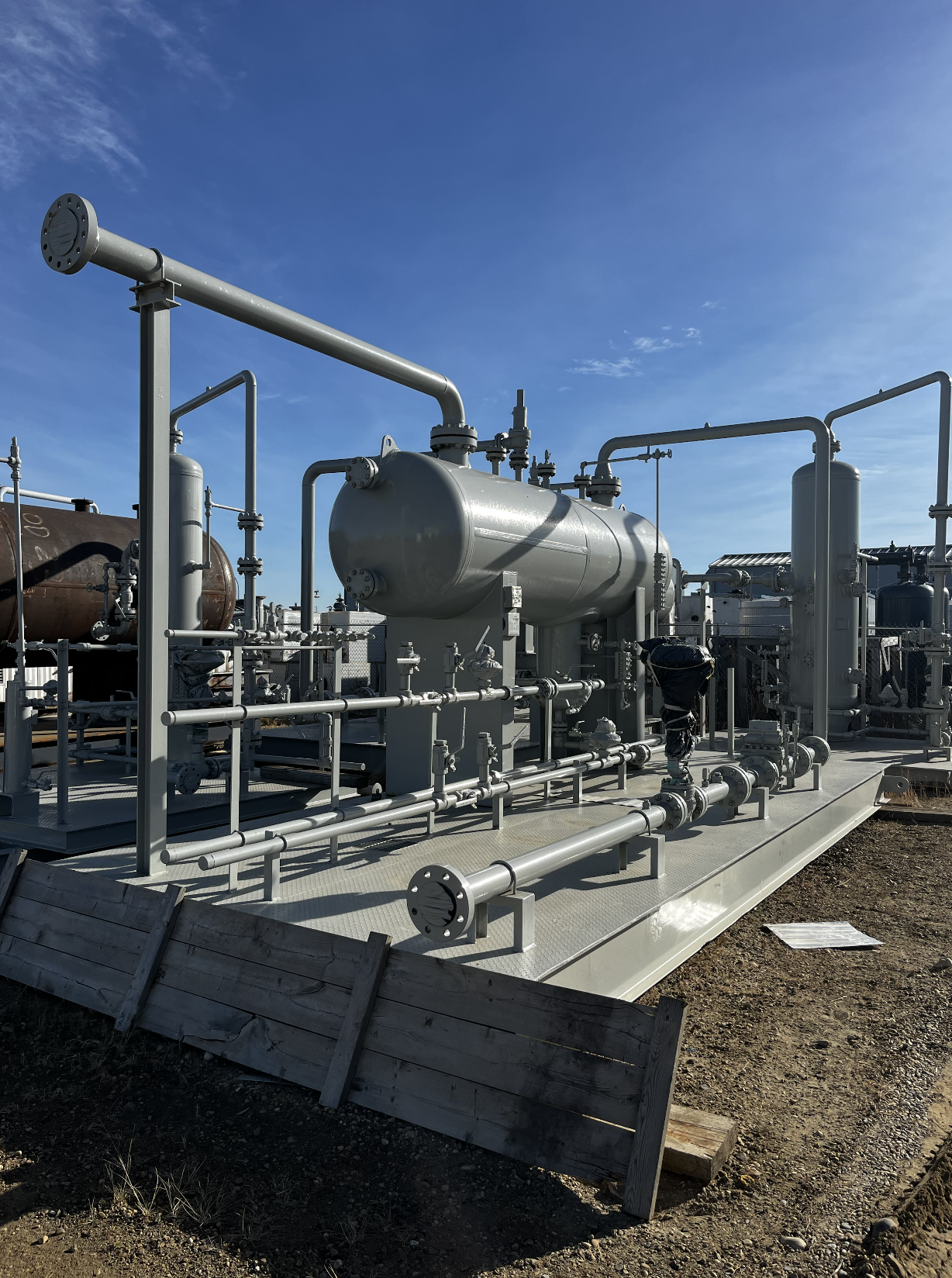 Maloney Steel Horizontal 3-Phase Separator 42" x 12' PV-300