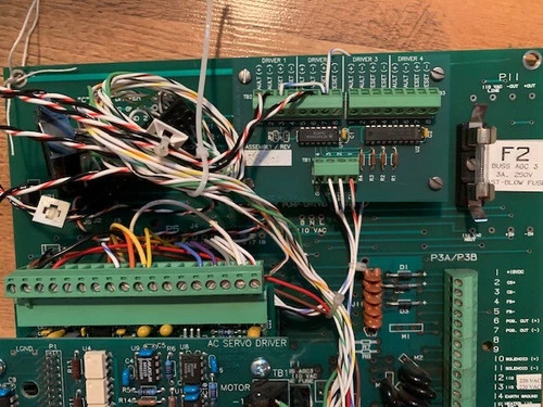 REXA S96913 Motherboard Circuit Board with Power Supply Servo D95574 Rev 4 — product image 2 of 5