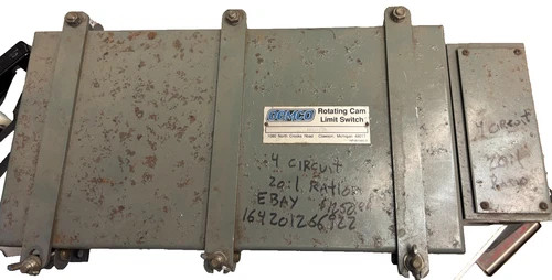 GEMCO 19804148 Rotating Cam Limit Switch, 4 Circuit, 20:1 Ratio — primary product image