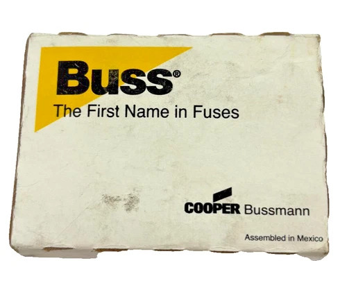 Bussmann FRN-R-10 Fusetron Dual-Element Time-Delay Fuse, Class RK5, 10A, 250V - Box of 10 — product image 2 of 6