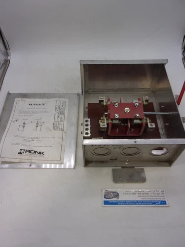 Ronk Meter-Rite Double-Throw Transfer Switch 7100, 100A, 240V — product image 5 of 9