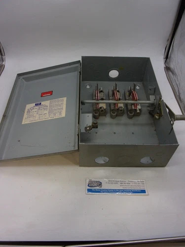 Federal Pacific Electric 7132 Safety Switch, 3P, Non-Fusible, 100A, 240V, NEMA 1 — product image 5 of 9