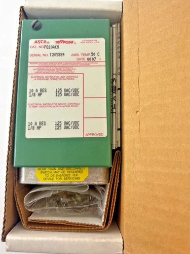 ASCO TriPoint General Purpose Pressure Switch PB10AKM