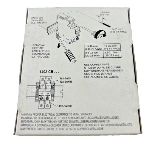 Allen Bradley 1492-CB1G030 Series C Manual Motor Controller — product image 6 of 6