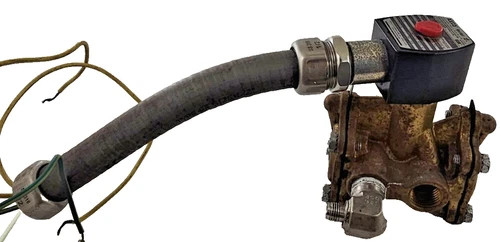 ASCO Red Hat EFHT8316G064 Solenoid Valve 120V/60Hz 10-125PSI with Tubing and Swagelok Elbows — product image 4 of 7
