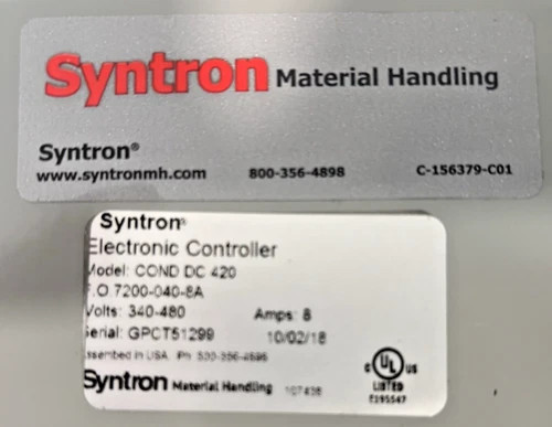 Syntron Conductor DC 420 Vibratory Feeder Controller — product image 5 of 8