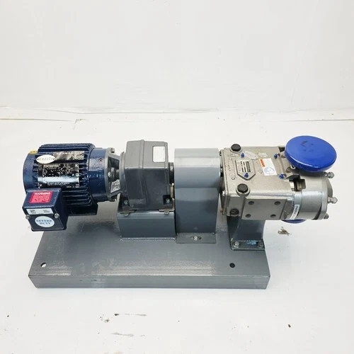 Waukesha Cherry-Burrell Universal II 030U2-SP Positive Displacement Rotary Lobe Pump 316SS with Marathon 3HP Motor and Falk Gearbox