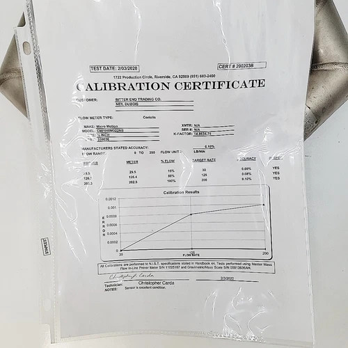 Micro Motion Elite Coriolis Flow and Density Meter CMF050M322NB — product image 10 of 11