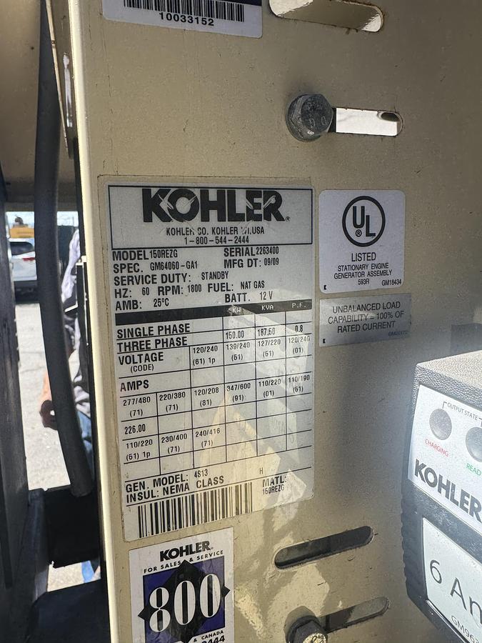 Kohler 50REOZK 50 kW Diesel Generator Set — product image 3 of 7