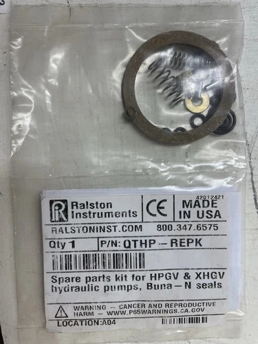 Ralston Instruments QTHP-REPK Spare Parts Kit for Hydraulic Pumps — primary product image