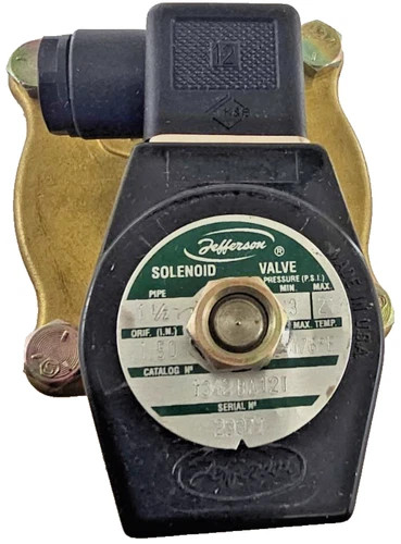 Jefferson 1342BA12T Solenoid Valve 1/2 Inch 24VDC — product image 2 of 10