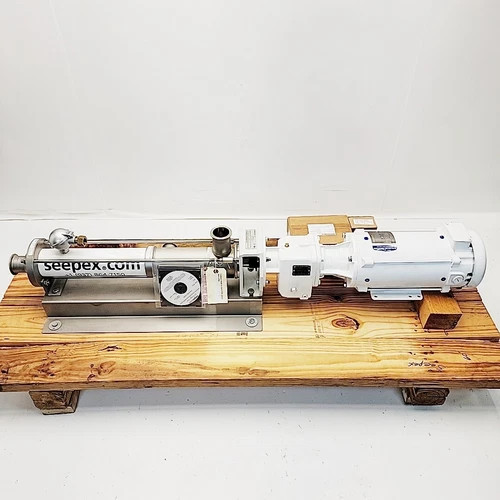 SEEPEX BCSB 2-12 Progressive Cavity Pump with Nord SK 12F N140TC Gear Reducer and Baldor 1.5 HP DC Motor