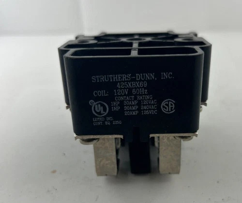 Struthers-Dunn 425XBX69 Power Relay, 120VAC Coil