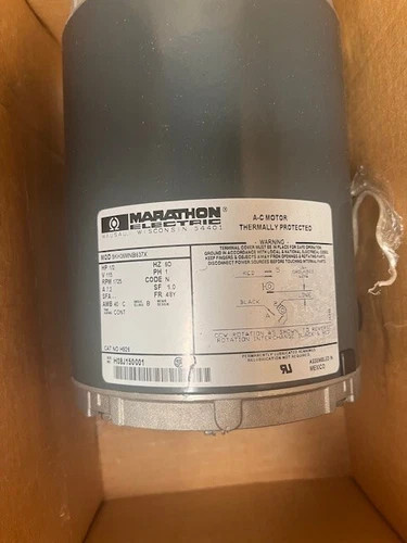 Marathon Electric AC Motor 5KH36MNB637X 1/2 HP 1725 RPM — product image 3 of 4