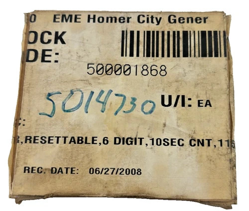 Redington P2-4906 6-Digit Resettable Electromechanical Counter — product image 5 of 7