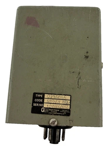 Eagle Signal CG360A6 Adjustable Timer Relay, 0-60 Seconds, 8-Pin Base — product image 3 of 4