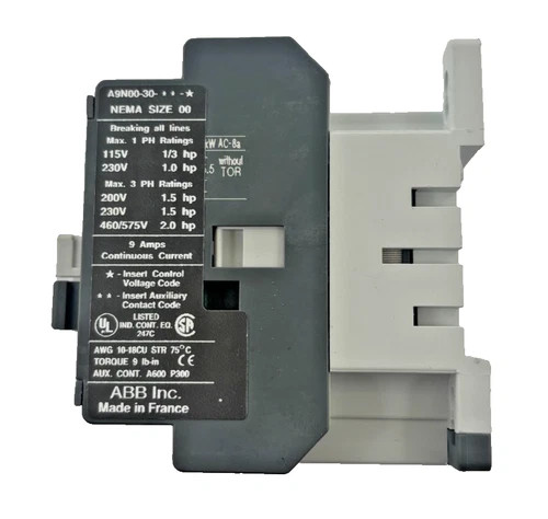 ABB A9-30-10 110-120V 3-Pole Contactor — product image 3 of 6