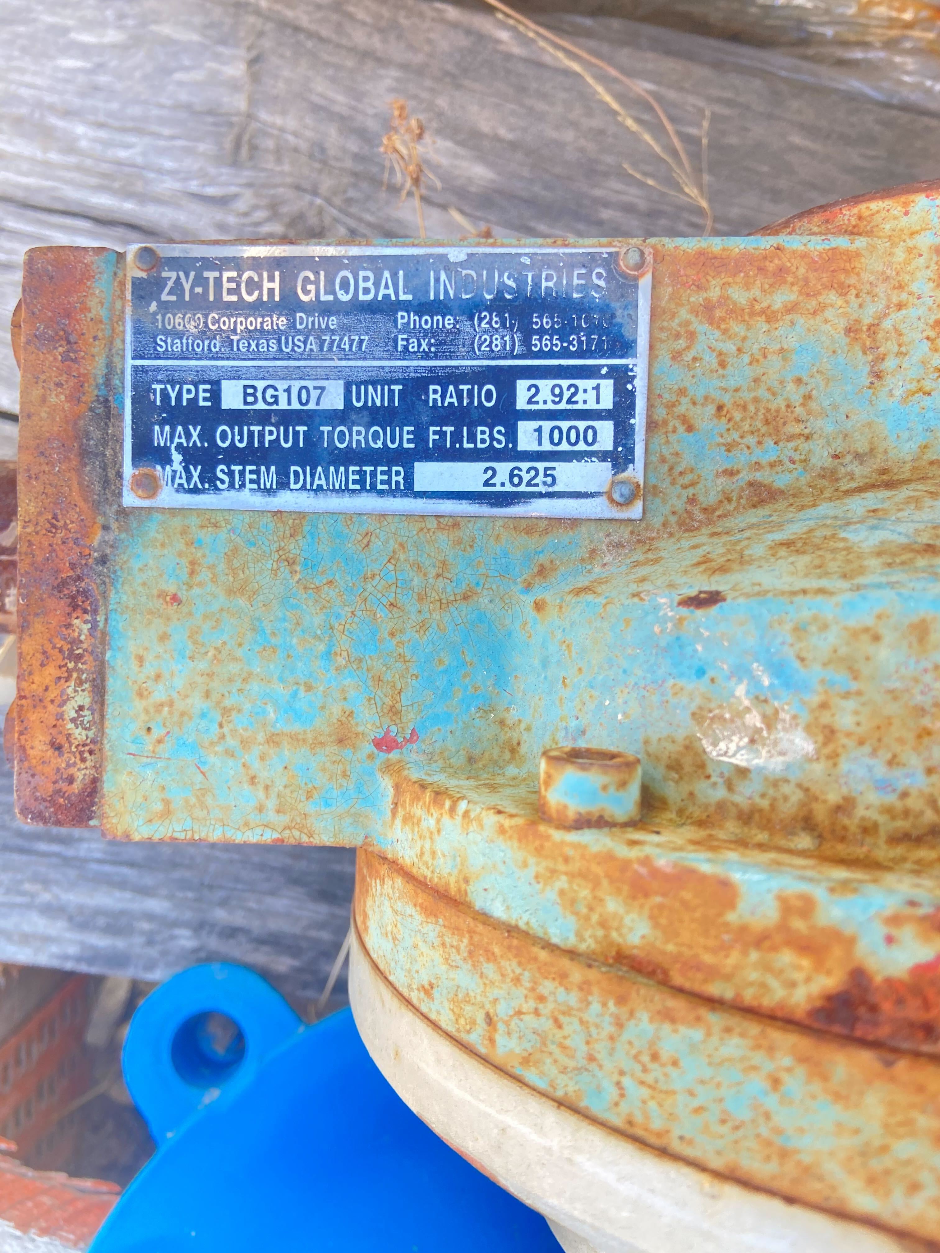 Zy-Tech DSI API 600 Gate Valve FIG G37XUF 8 Inch Class 150 with BG107 Bevel Gear Operator — product image 3 of 5
