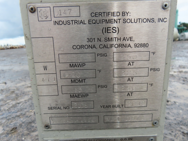 IES Custom Pressure Vessel 6-3/4" x 18" — product image 6 of 10