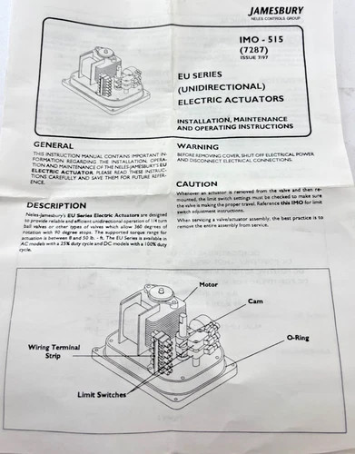 Neles Jamesbury EU-25-01-Q Electric Valve Actuator — product image 6 of 6