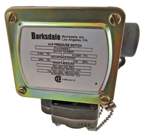 Barksdale HI-P Pressure Switch PIH-KH340SS-T — primary product image