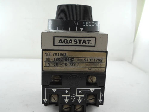 AGASTAT 7012AB Electropneumatic Timing Relay