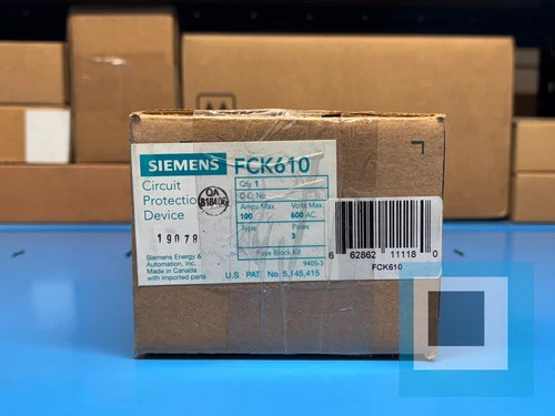 Siemens FCK610 100A 600VAC 3-Pole Fuse Block Kit — primary product image