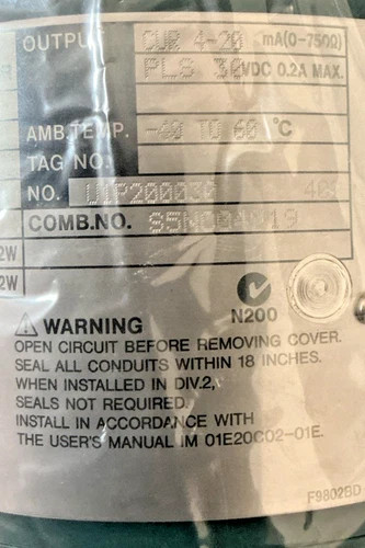 Yokogawa ADMAG AXFA14C Magnetic Flowmeter Converter — product image 3 of 8