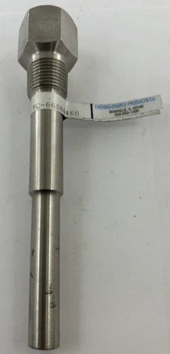 Thermo-Couple Products Type C Thermocouple Probe 6000-C-1/2-4.5-0-0
