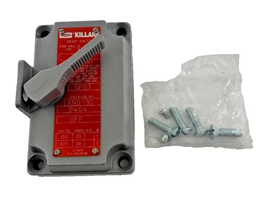 Hubbell Killark XNS-1C Explosion-Proof Snap Switch — product image 2 of 7