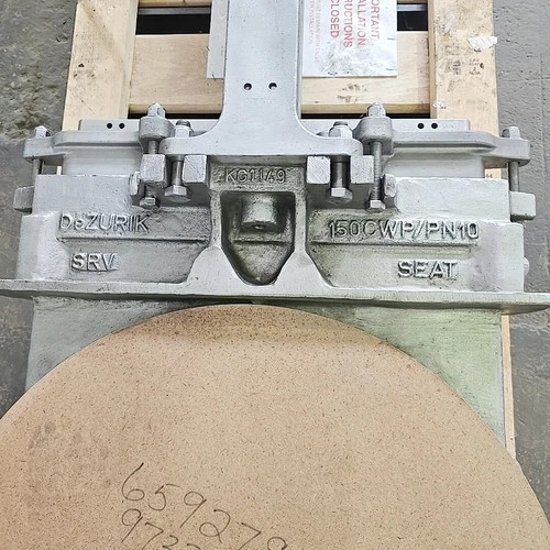 DeZurik 18" KGC-ES Pneumatic Actuated Knife Gate Valve 316SS — product image 2 of 8